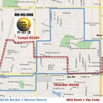 Warner Ranch Tempe Chandler Boundary Map